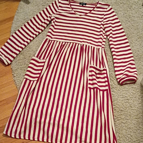 Roolee Dresses & Skirts - Holly Stripe MOM Roolee Dress Nursing Friendly